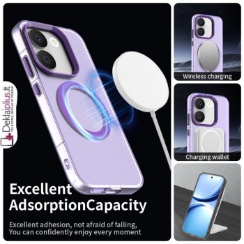 Smūgiams atsparus dėklas su magsafe - violetinis (Xiaomi Poco X8 Pro) Smūgiams atsparus dėklas su magsafe - violetinis (Xiaomi Poco X8 Pro)